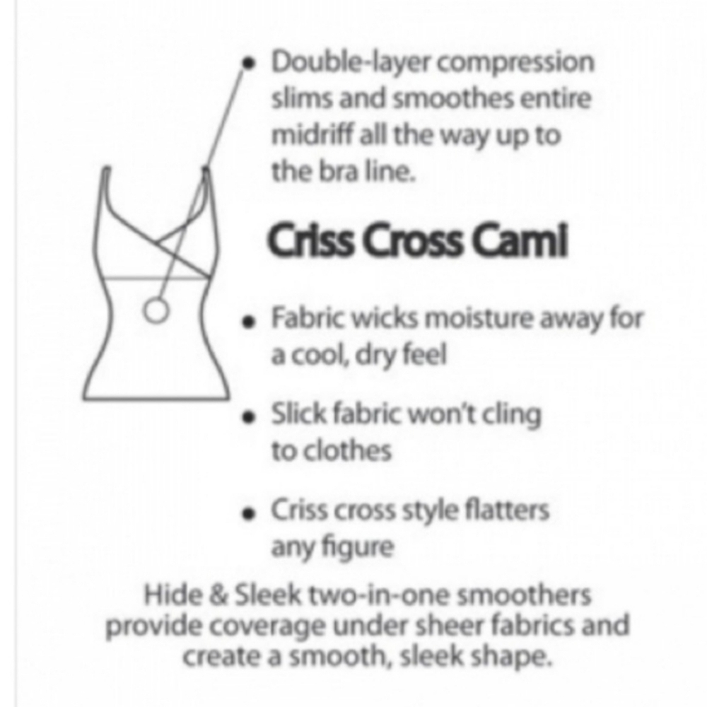 SPANX Hide and Sleek Criss Cross Cami size 2X Tan shapewear - Picture 5 of 5